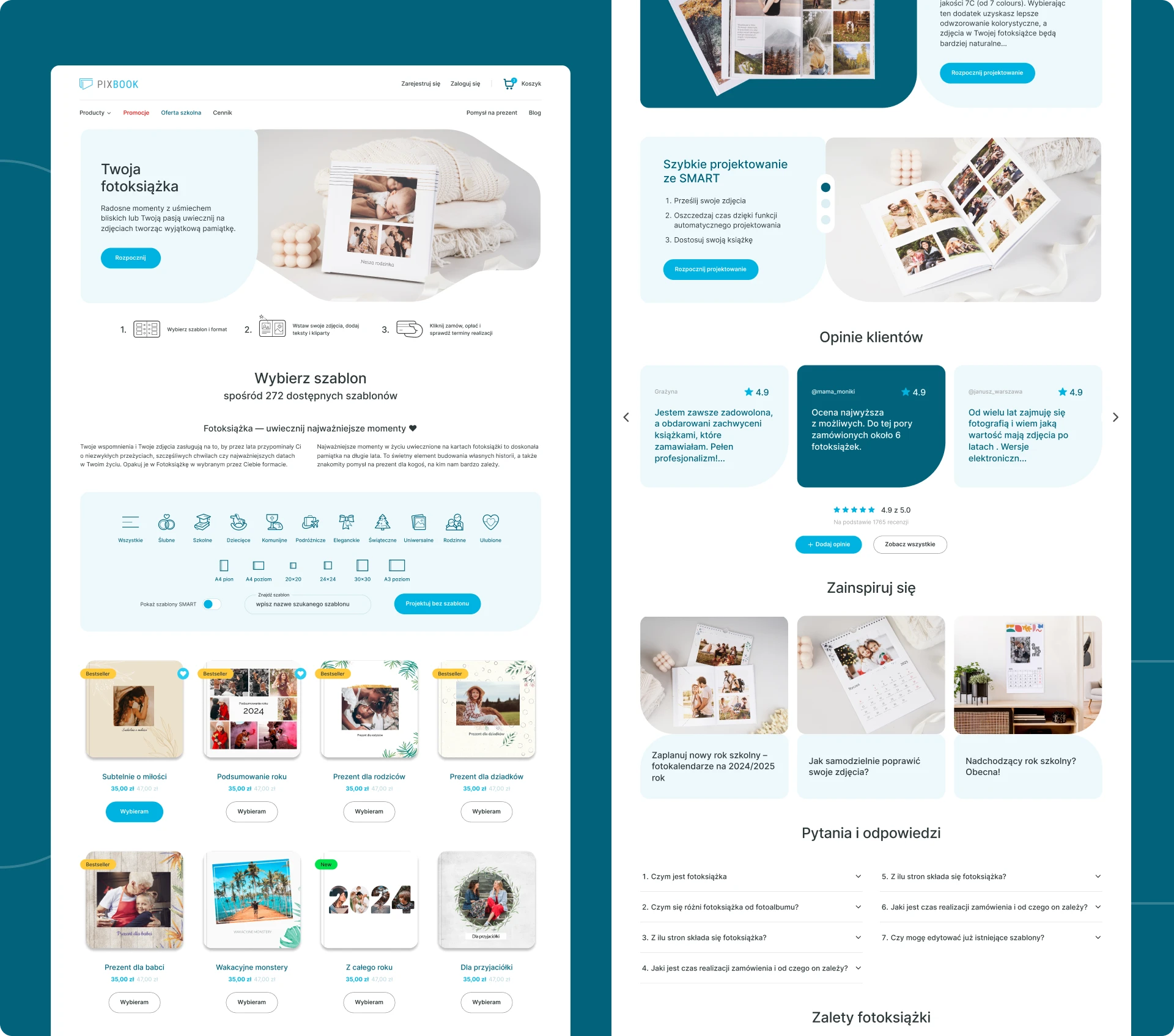 Pixbook - Mobile Experience